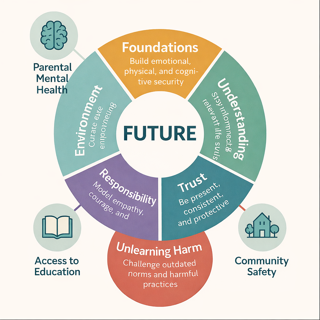 Visual Model of the FUTURE FRAMEWORK :- THE FUTURE WHEEL
